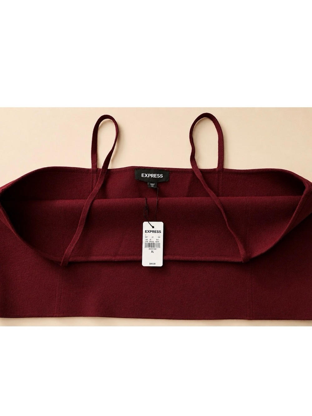 NEW Express Soft Sweater Knit Crop Top XL